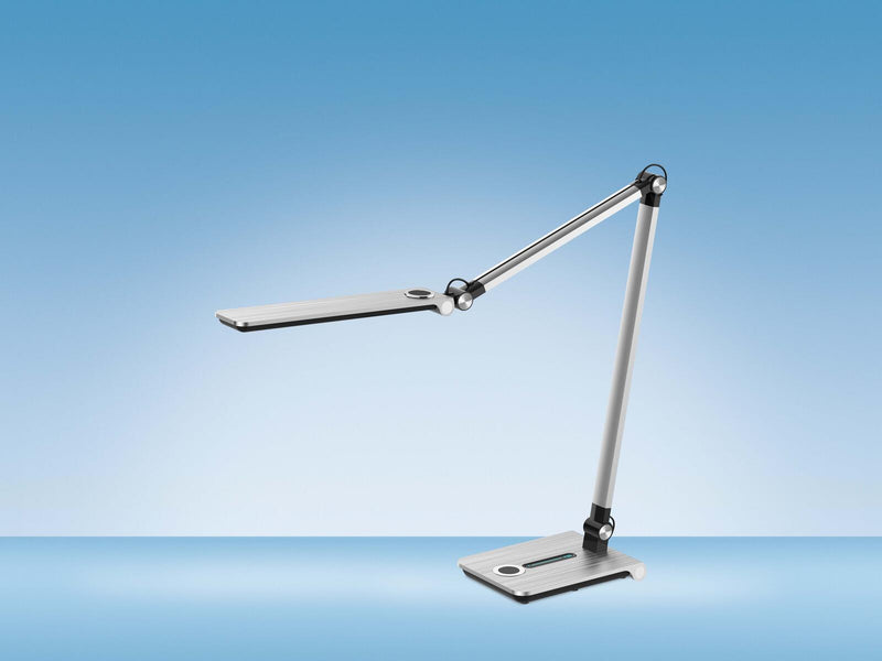 Hansa Wave Schreibtischlampe 8.5 W silber
