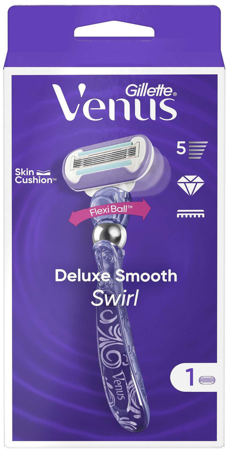 Gillette Venus Deluxe Smooth Swirl Damen Rasierer 1 St.