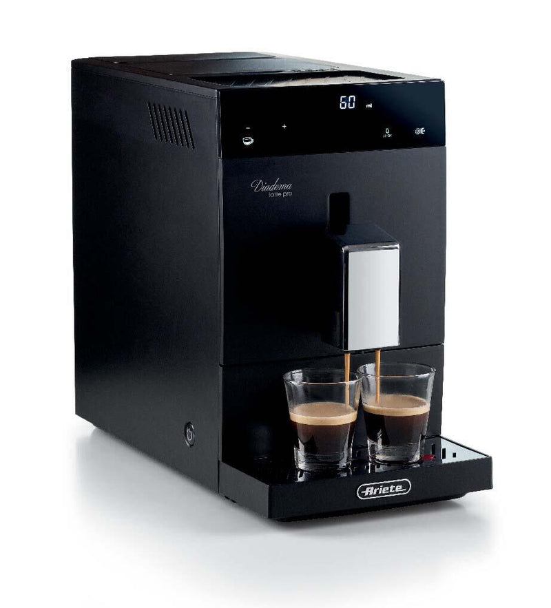 Ariete Diadema Kaffeevollautomat mit Milchbehälter - schwarz