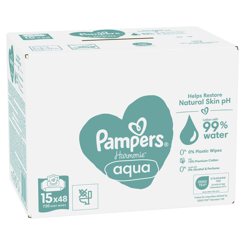 Pampers® Feuchttücher aqua Harmonie™ 1-lagig