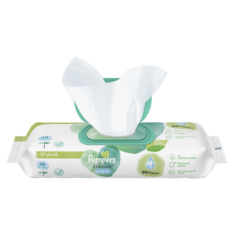 Pampers® Feuchttücher aqua Harmonie™ 1-lagig