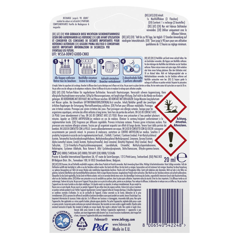 febreze Raumduft-Nachfüller Madagaskar Vanille & Magnolie 20,0 ml