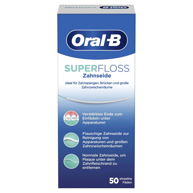 Oral-B SUPERFLOSS Zahnseide 50 St.