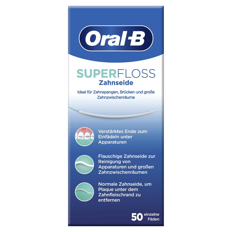 Oral-B SUPERFLOSS Zahnseide 50 St.