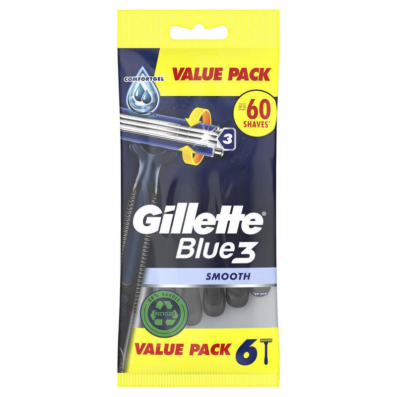 Gillette Blue 3 Smooth Rasierer Herren 6 St.