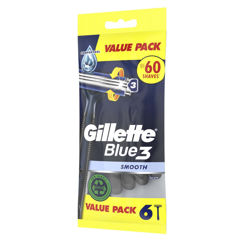 Gillette Blue 3 Smooth Rasierer Herren 6 St.