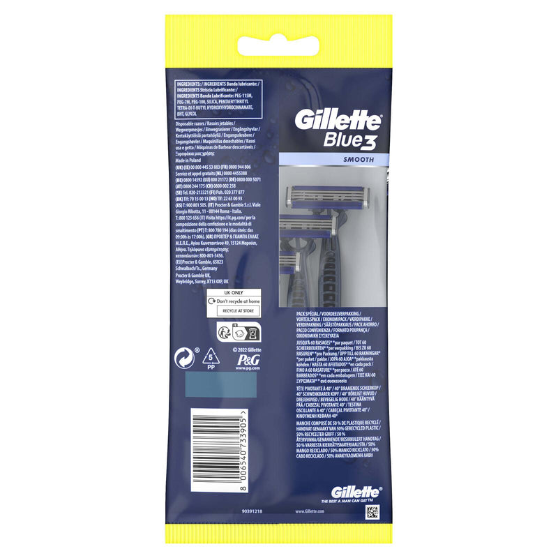 Gillette Blue 3 Smooth Rasierer Herren 6 St.