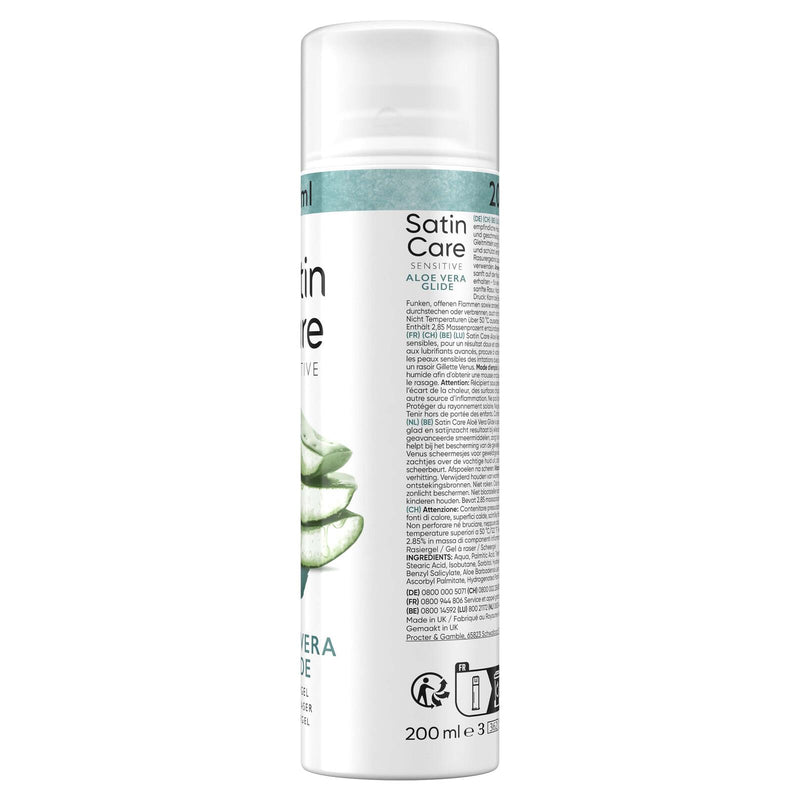 Gillette Venus Satin Care SENSITIVE Rasiergel 200 ml