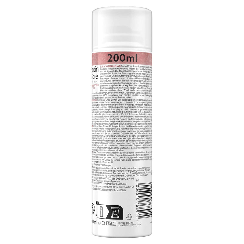 Gillette Venus Satin Care DRY SKIN Rasiergel 200 ml