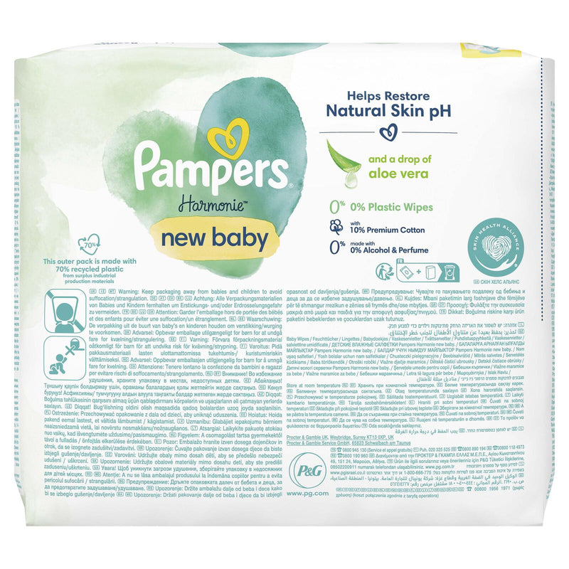 Pampers® Feuchttücher new baby Harmonie™ 1-lagig
