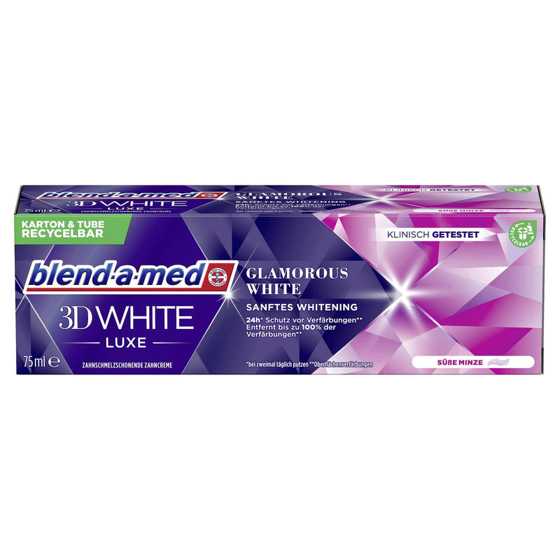 blend-a-med 3D WHITE LUXE GLAMOROUS WHITE Zahncreme 75 ml