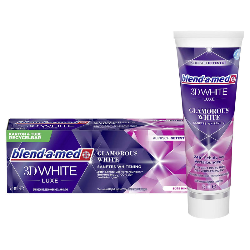 blend-a-med 3D WHITE LUXE GLAMOROUS WHITE Zahncreme 75 ml