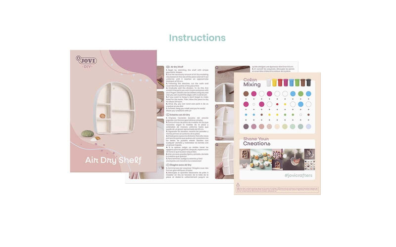 JOVI Modelliermasse DIY Air Dry Regale