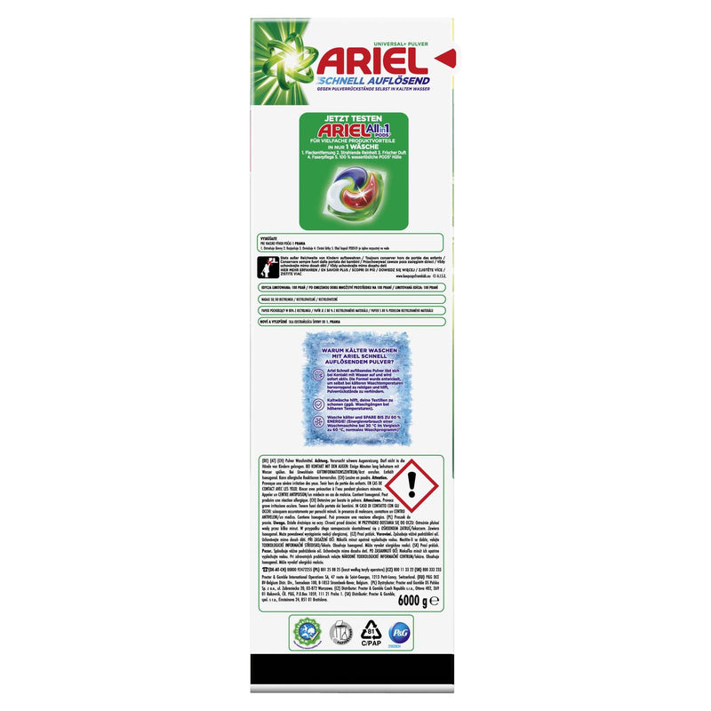 ARIEL Waschmittel UNIVERSAL+ 6,0 kg