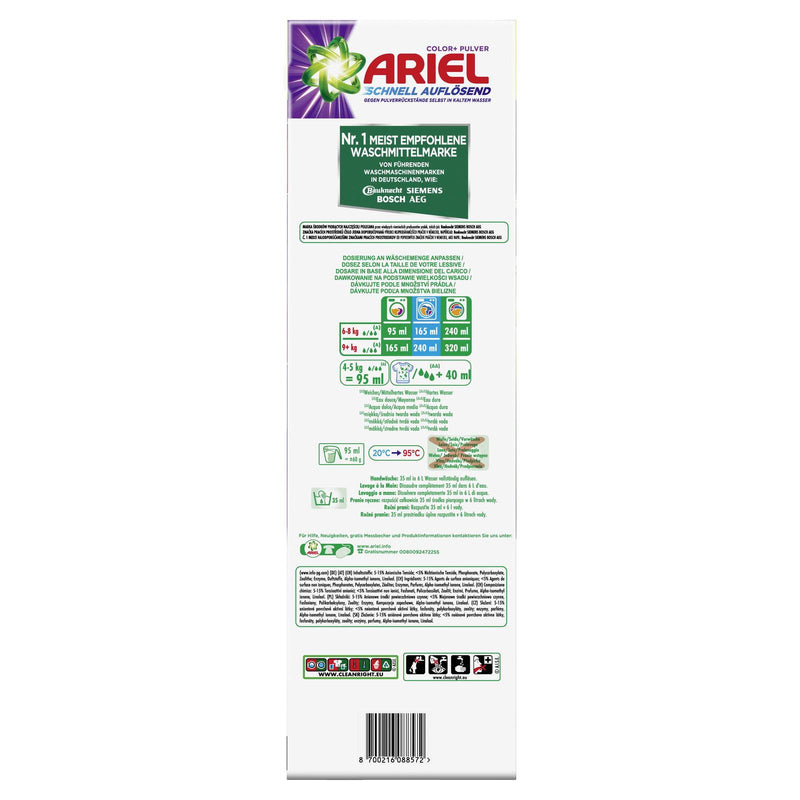 ARIEL Waschmittel COLOR+ 6,0 kg