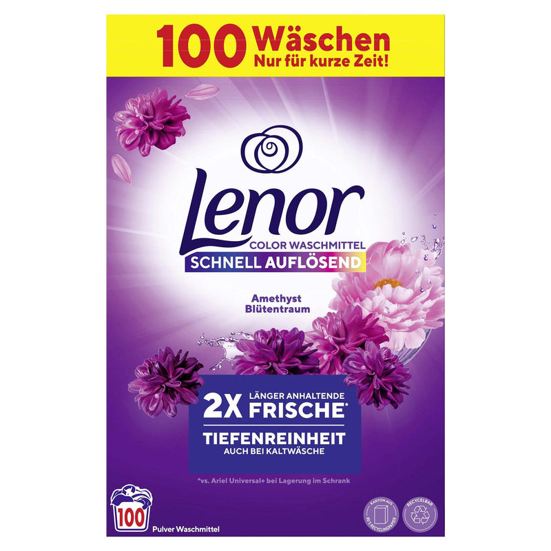Lenor Waschmittel Color Amethyst Blütentraum 6,0 kg