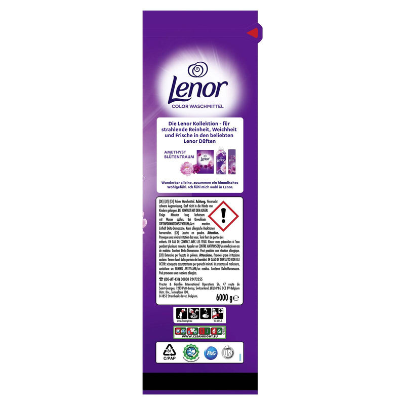 Lenor Waschmittel Color Amethyst Blütentraum 6,0 kg