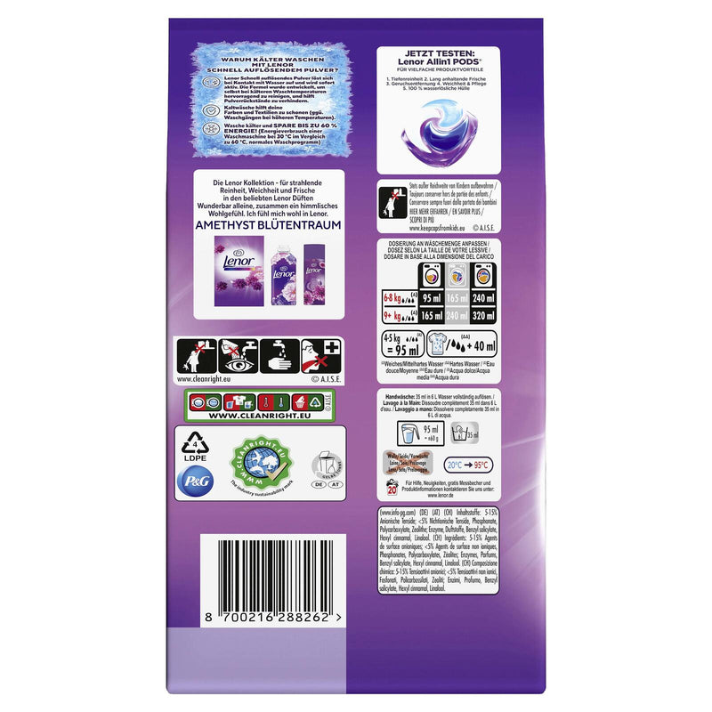 Lenor Waschmittel Color Amethyst Blütentraum 1,2 kg