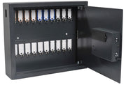 pavo High Security Magnettag Schlüsseltresor mit 20 Elektronikschloss grau
