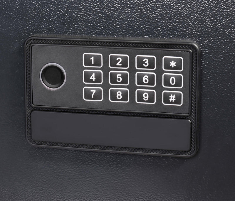 pavo High Security Magnettag Schlüsseltresor mit 20 Elektronikschloss grau