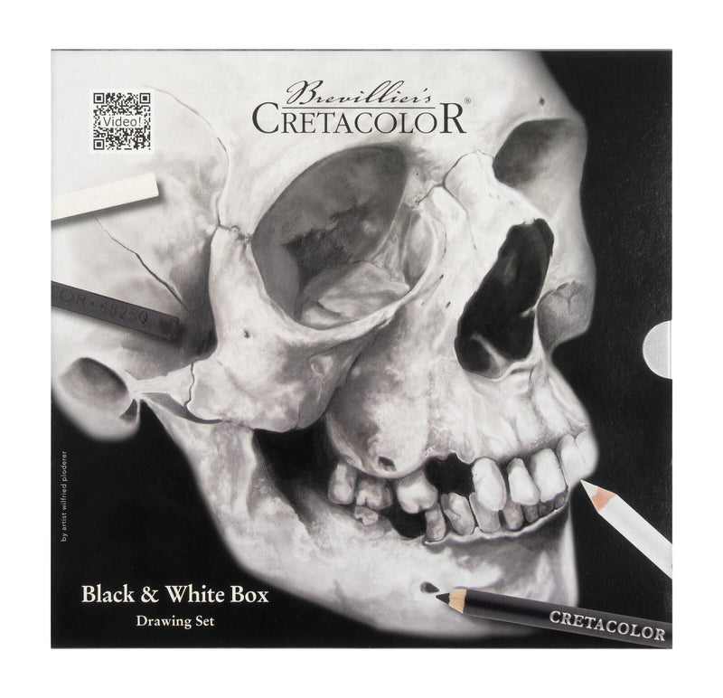 Brevillier's CRETACOLOR Skull-Edition Zeichenkohle Mehrfarbig