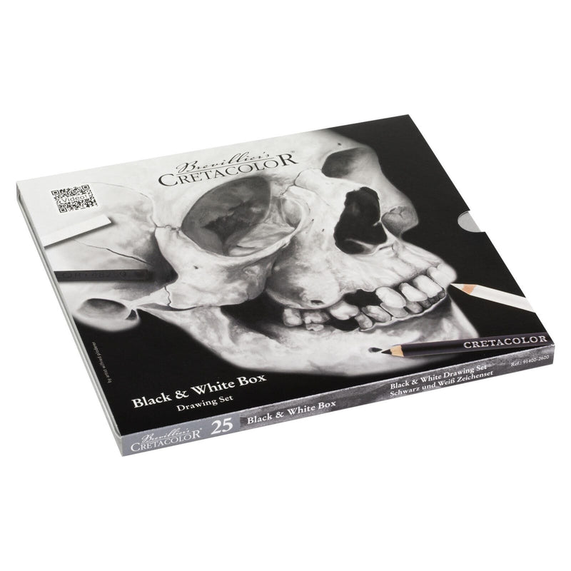 Brevillier's CRETACOLOR Skull-Edition Zeichenkohle Mehrfarbig