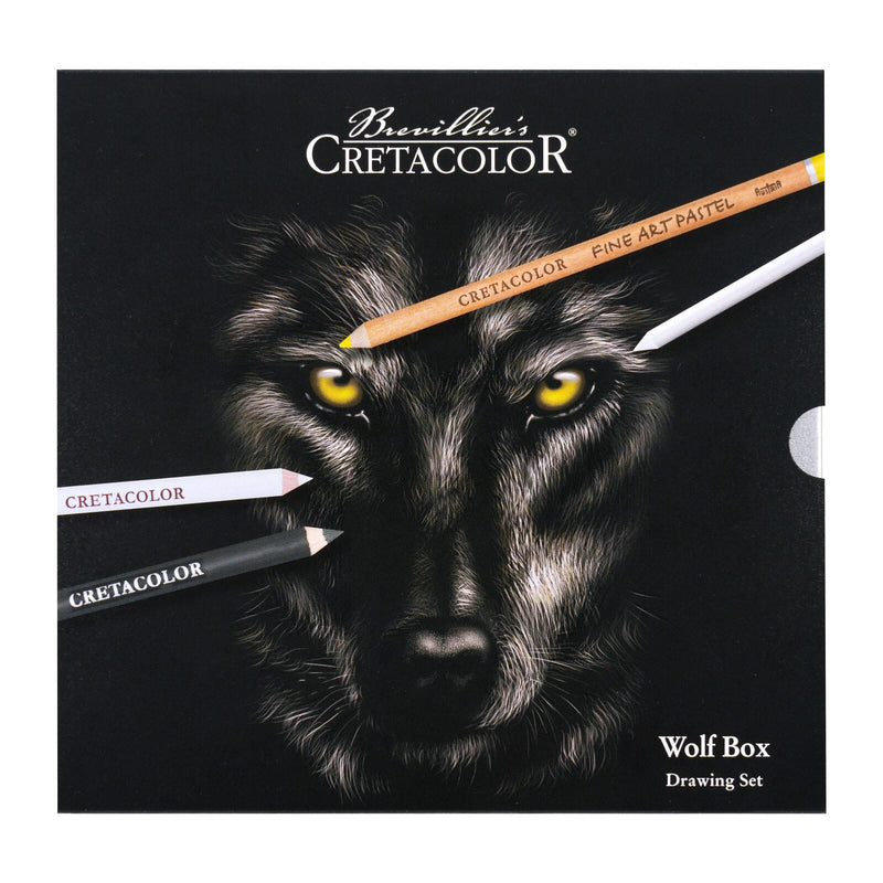 Brevillier's CRETACOLOR Wolf-Edition Zeichenkohle Mehrfarbig