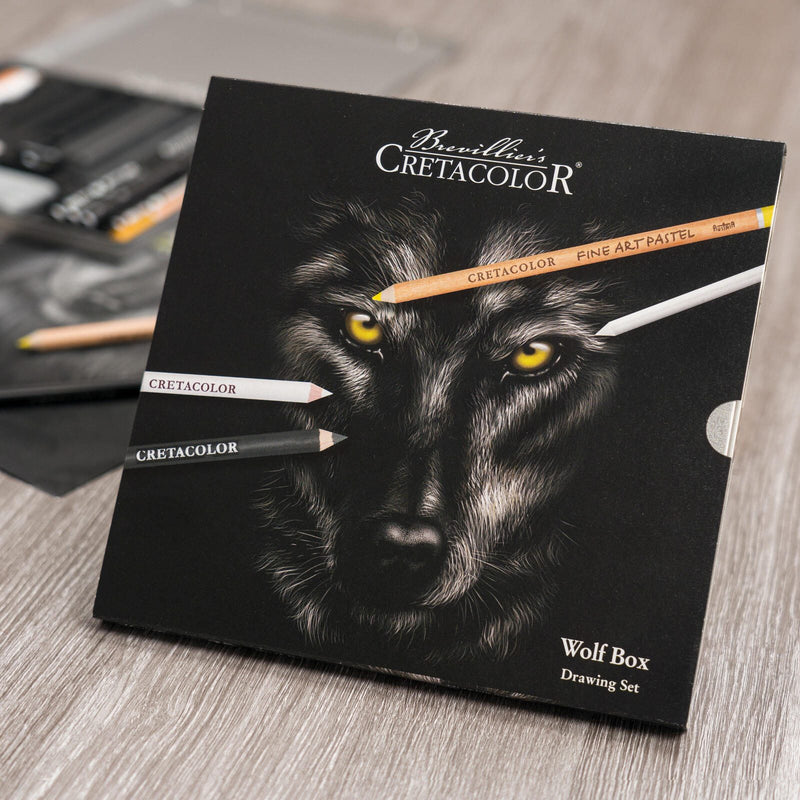 Brevillier's CRETACOLOR Wolf-Edition Zeichenkohle Mehrfarbig