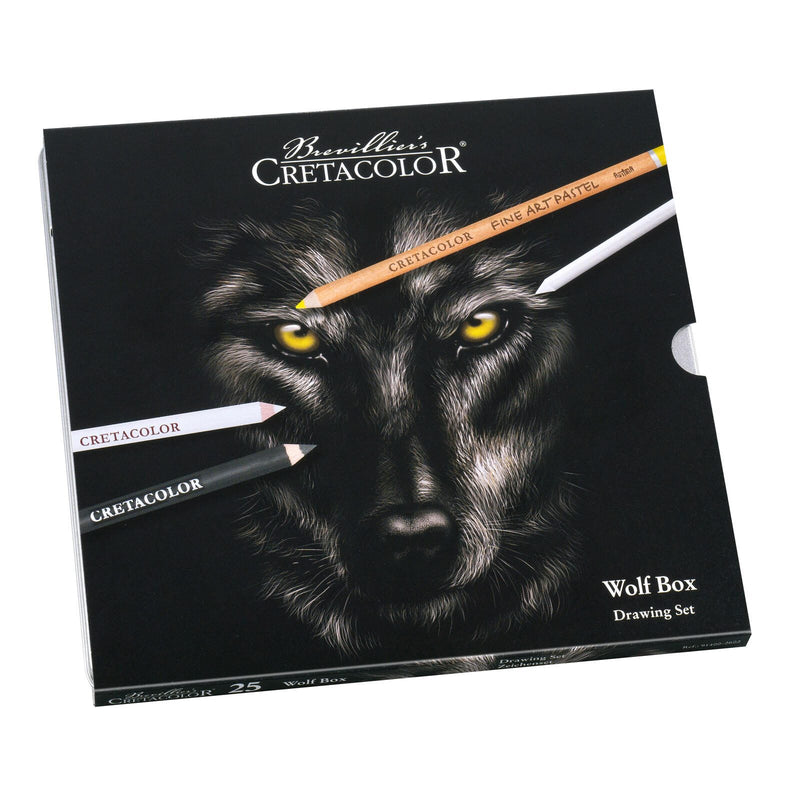 Brevillier's CRETACOLOR Wolf-Edition Zeichenkohle Mehrfarbig