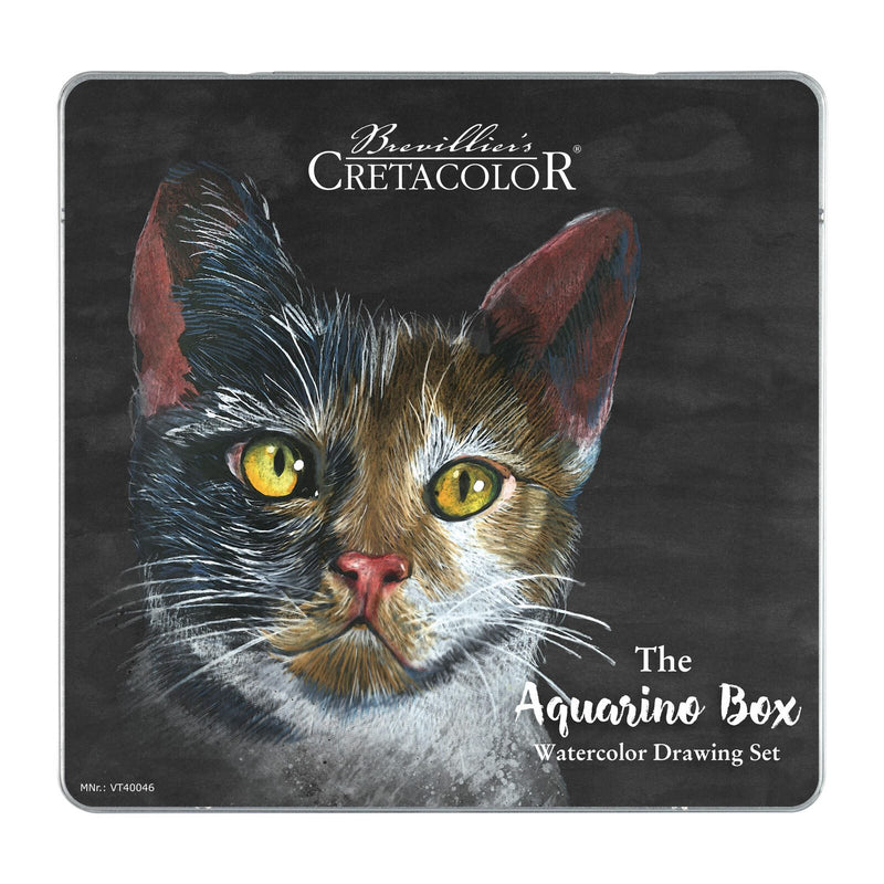 Brevillier's CRETACOLOR Aquarellstifte The Aquarino Box Mehrfarbig