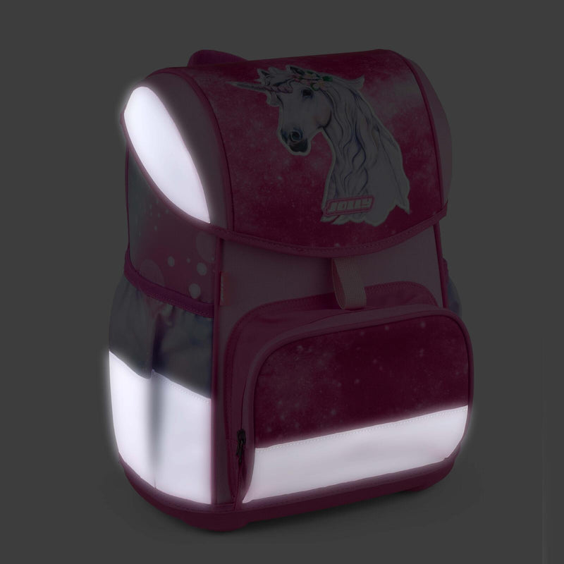 JOLLY Schulranzen-Set ERGONOMIC FLEXI 16,0 x 16,0 x 40,0 cm pink 20,0 l