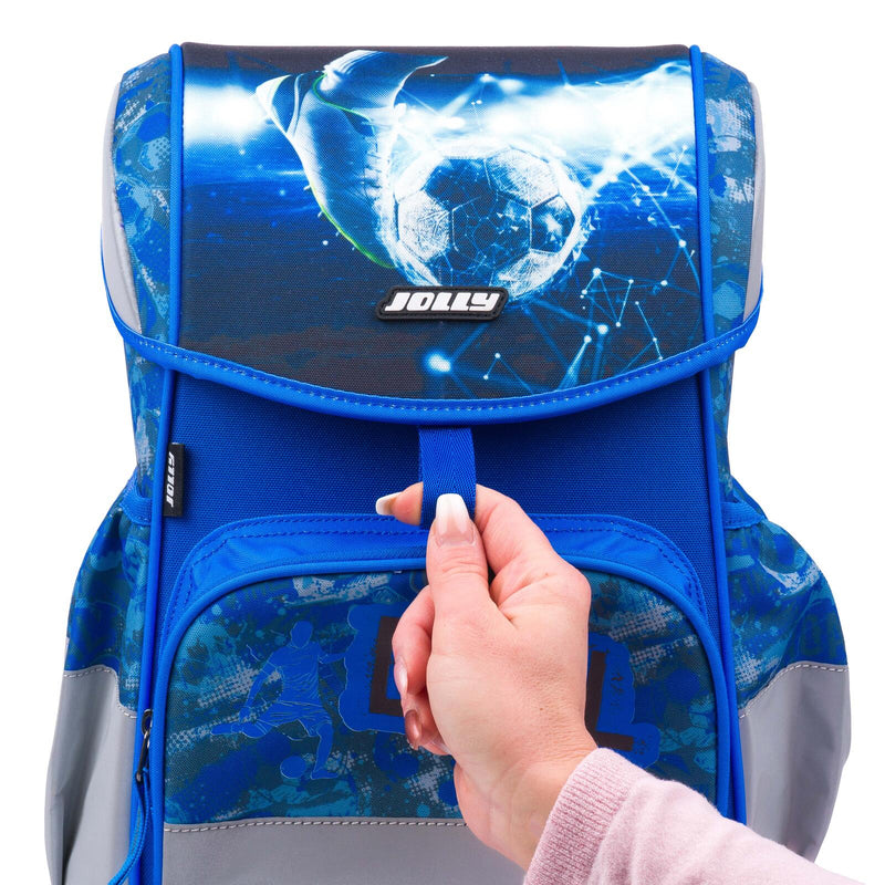 JOLLY Schulranzen-Set ERGONOMIC FLEXI 16,0 x 16,0 x 40,0 cm blau 20,0 l