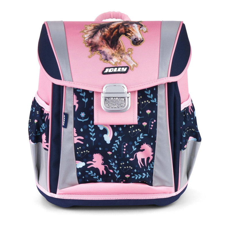 JOLLY Schulranzen-Set Classic Best Friends Forever 31,0 x 17,0 x 37,0 cm rosa/blau 22,0 l