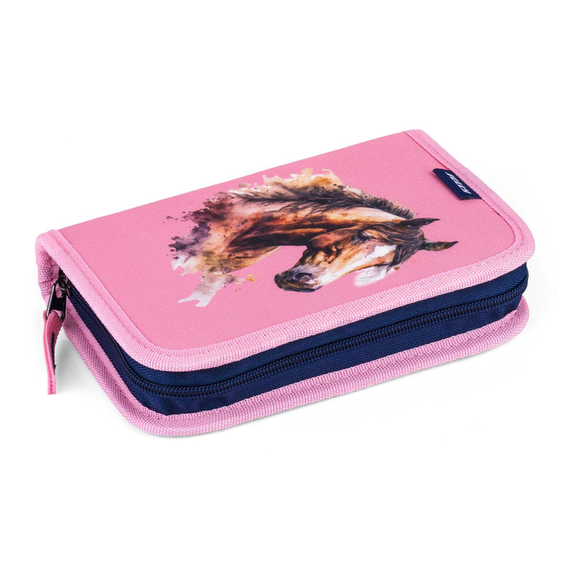 JOLLY Schulranzen-Set Classic Best Friends Forever 31,0 x 17,0 x 37,0 cm rosa/blau 22,0 l