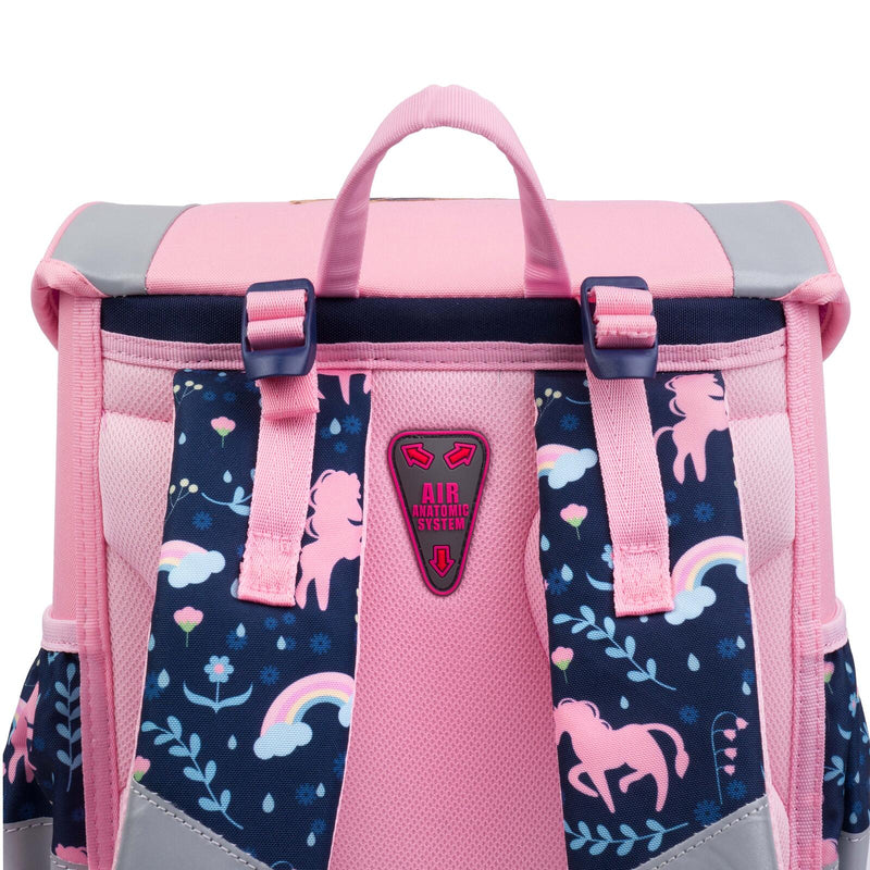 JOLLY Schulranzen-Set Classic Best Friends Forever 31,0 x 17,0 x 37,0 cm rosa/blau 22,0 l