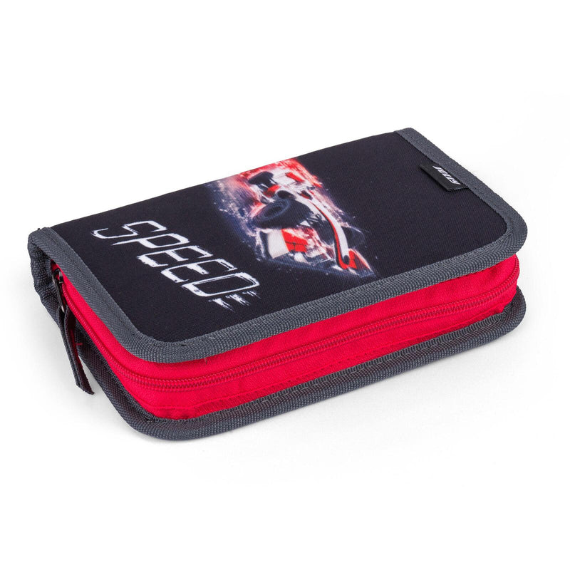 JOLLY Schulranzen-Set Classic Formula 31,0 x 17,0 x 37,0 cm schwarz/rot 22,0 l