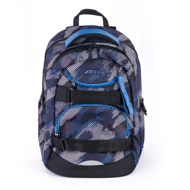 JOLLY Schulrucksack Next Gen 29,0 x 22,0 x 43,0 cm grau/schwarz 28,0 l