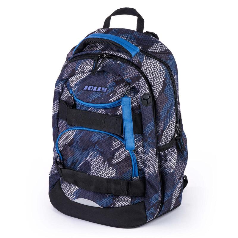 JOLLY Schulrucksack Next Gen 29,0 x 22,0 x 43,0 cm grau/schwarz 28,0 l