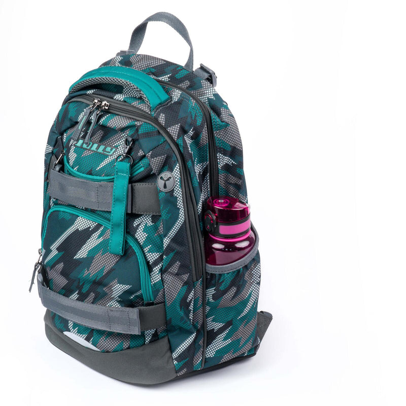 JOLLY Schulrucksack Next Gen 29,0 x 22,0 x 43,0 cm grün/schwarz 28,0 l