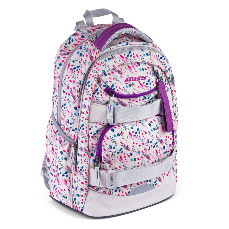 JOLLY Schulrucksack Next Gen 29,0 x 22,0 x 43,0 cm pink/ weiß 28,0 l