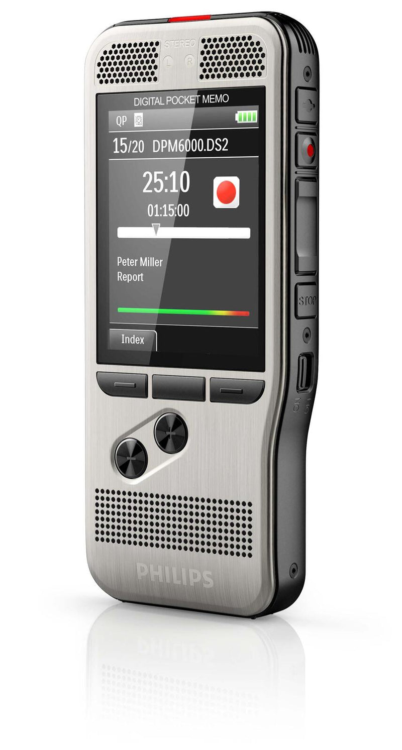 PHILIPS PocketMemo DPM6000 digitales Diktiergerät 4 GB