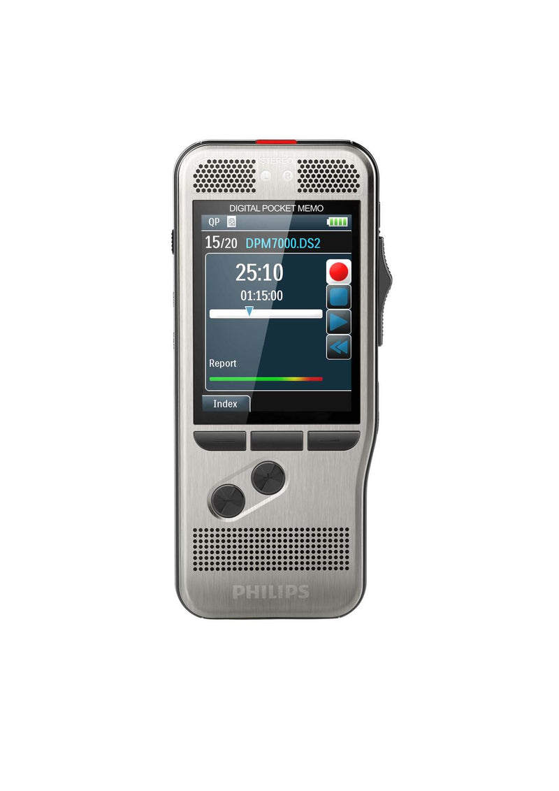 PHILIPS PocketMemo DPM7200 digitales Diktiergerät 4 GB