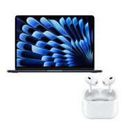 Apple Macbook Air 34,46cm (13,6') mitternacht + Apple AirPods Pro 2. Generation MagSafe Ladecase