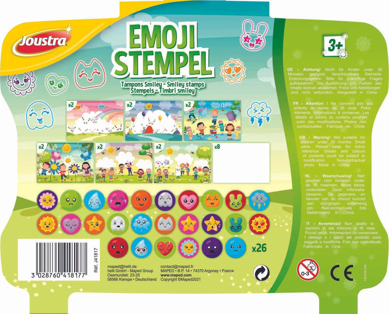 Joustra Emoji Motivstempel-Set