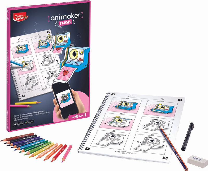 Maped® Creativ Malset Comic-Gestalter poetic Mehrfarbig