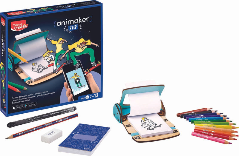 Maped® Creativ Malset Daumenkino action Mehrfarbig