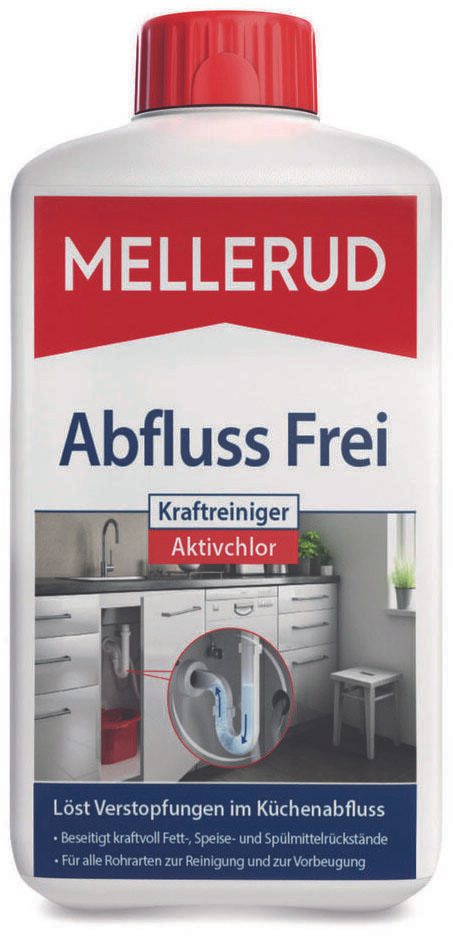 MELLERUD Rohrreiniger Abfluss Frei Aktivchlor 1,0 l