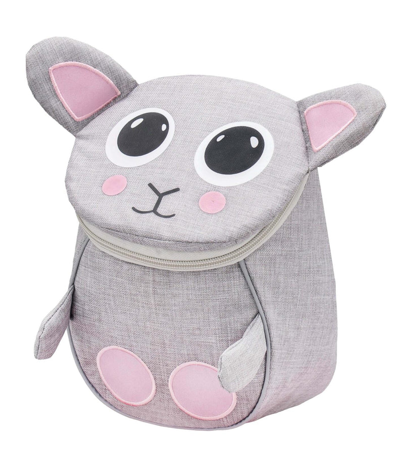 BELMIL® Kindergartenrucksack Mini Animals MS Mouse 18,0 x 11,0 x 25,0 cm grau 4,0 l