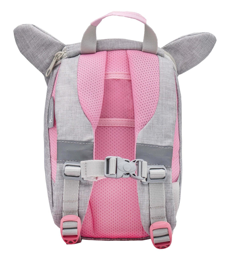 BELMIL® Kindergartenrucksack Mini Animals MS Mouse 18,0 x 11,0 x 25,0 cm grau 4,0 l