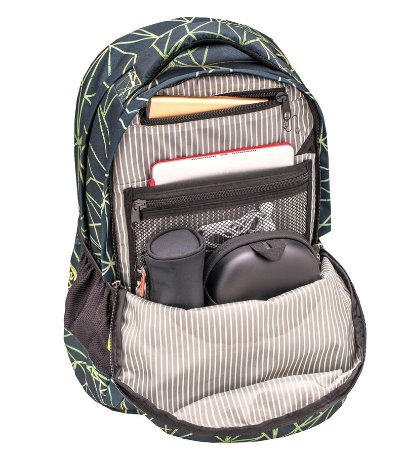 BELMIL® Schulrucksack Infinity Stripes Green grün/hellgrün bis 39,1 cm (15,4 Zoll)